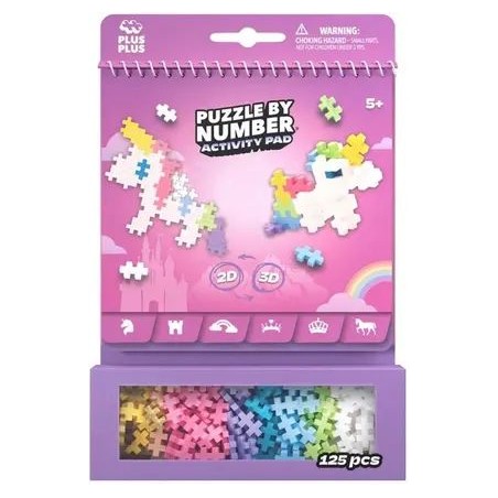Bloc d'activités - Puzzle aux numéros - Conte de fée - 125 pièces
