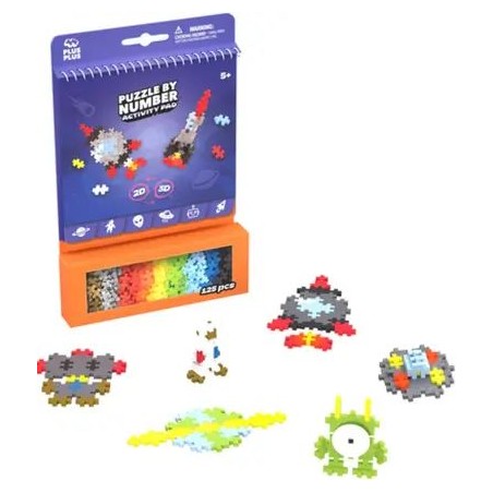 Bloc d'activités - Puzzle aux numéros - Espace - 125 pièces