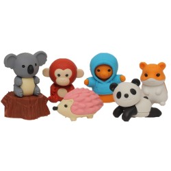 Set de gommes - Les animaux...