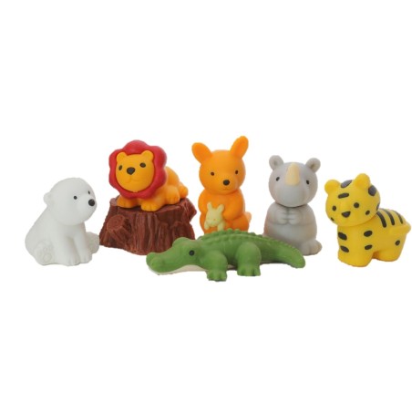 Set de gommes - Safari