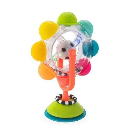 Roue lumineuse arc-en-ciel avec ventouse