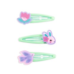 Plume - 3 Barrettes Eglantine