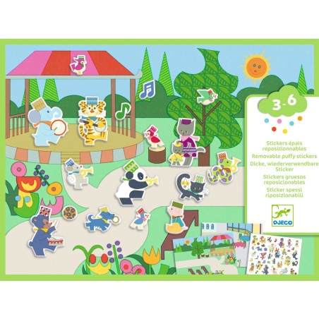 Stickers épais repositionnables - Fanfare