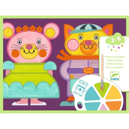 Peinture à la palette - Les joufflus