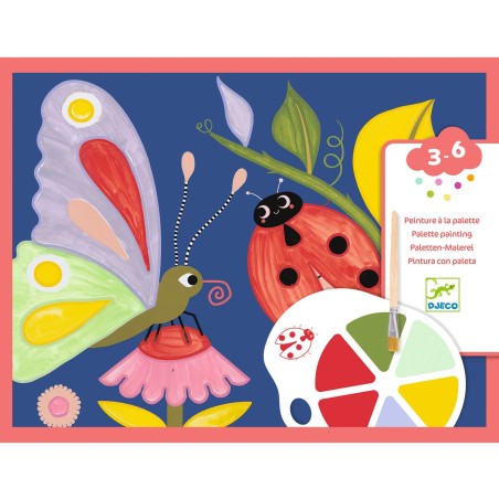 Peinture à la palette - Les petites bêtes