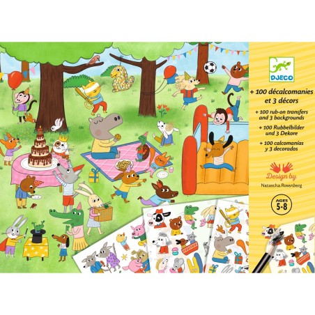 100 décalcomanies et 3 décors