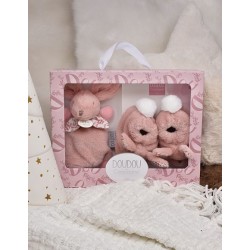 Coffret doudou lapin +...