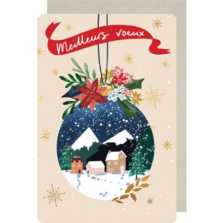 Carte Double pour les fêtes de fin d'année