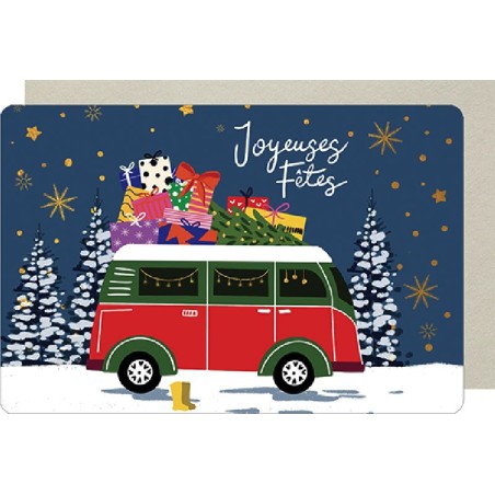 Carte Double pour les fêtes de fin d'année