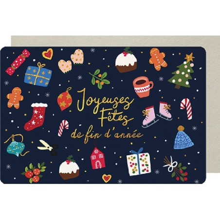 Carte Double pour les fêtes de fin d'année