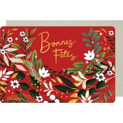 Carte Double pour les fêtes...