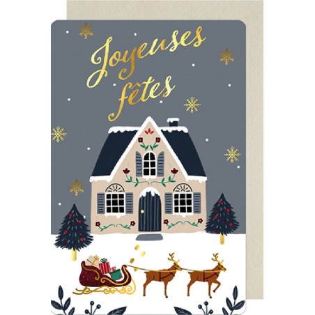 Carte Double pour les fêtes de fin d'année