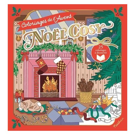 Coloriages de l'avent - Noël Cosy