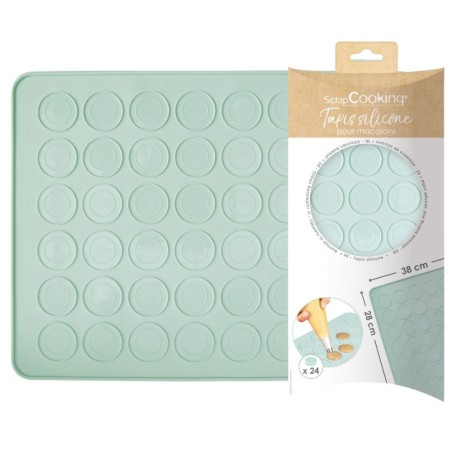 Tapis silicone pour Macarons