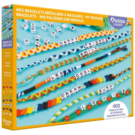 Mes bracelets brésiliens à messages - 400 perles lettres