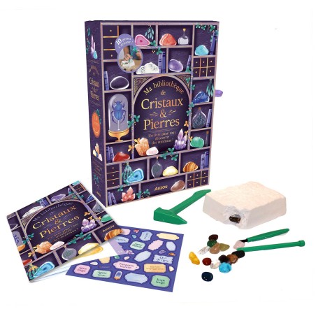 Ma bibliothèque de cristaux et pierres