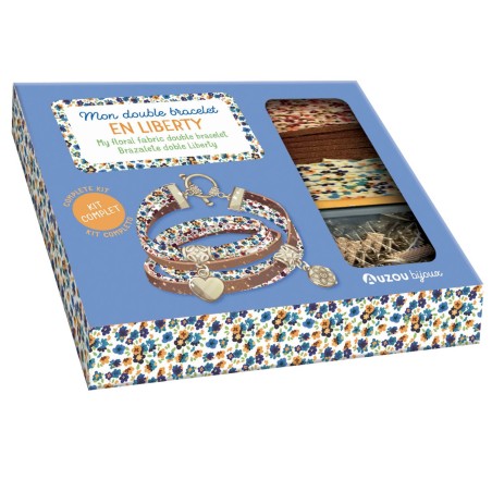 Mon double bracelet en liberty