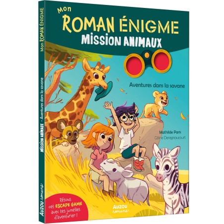Mon roman énigme - Aventure dans la savane