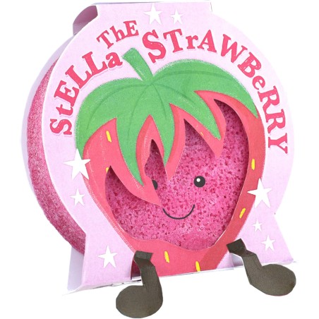 Éponge savonneuse - Stella the strawberry