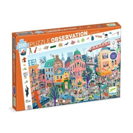 Puzzle observation 200 pcs - La ville