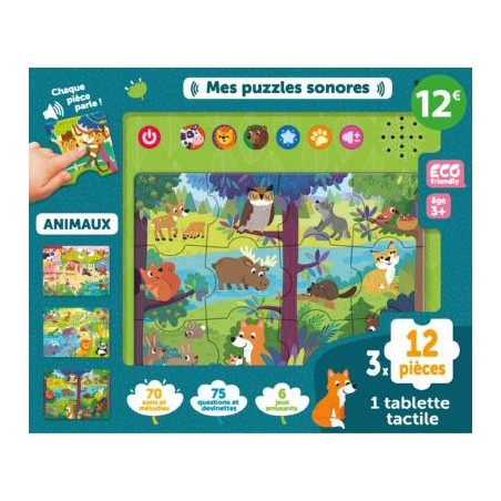 Mes puzzles sonores – Les Animaux