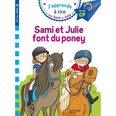Sami et Julie font du poney