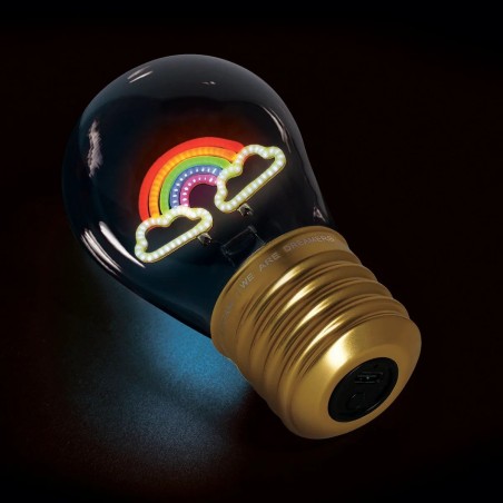 Bulb fiction - Ampoule sans fil - Arc-en-ciel