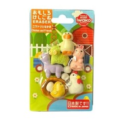 Set de gommes - La poule et...