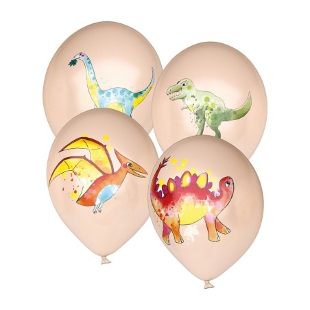 8 ballons - Dinosaures