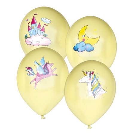 8 ballons - Licornes