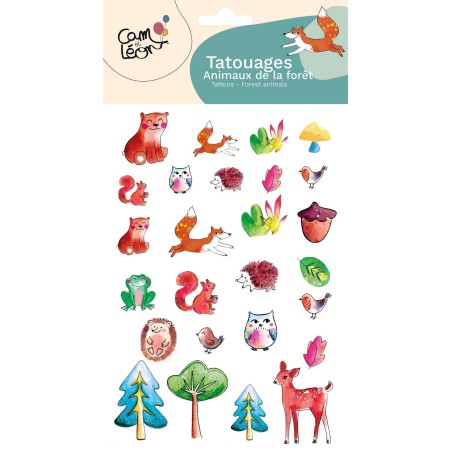 Tatouages Animaux de la forêt