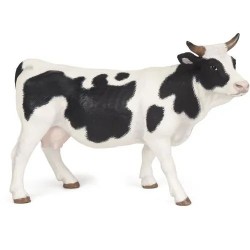 Vache blanche et noire