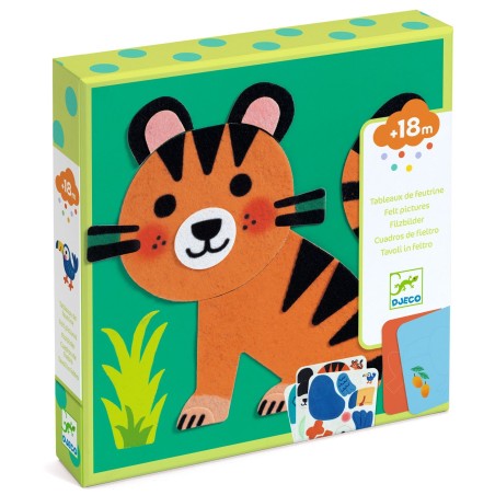 Tableux de feutrine - Animaux tout doux