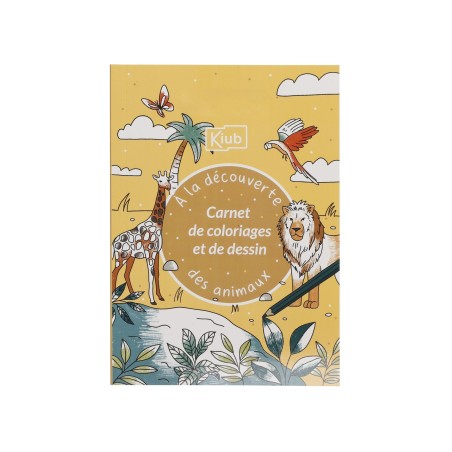 À la découverte des animaux - Carnet de coloriages et de dessin